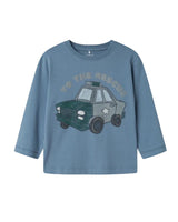 Blå - Spring Lake - Name it - Langærmet bluse - Politi bil - 13241052