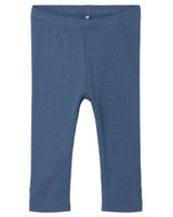 Blå - Vintage Indigo - Name it - rib - leggings - 13241638
