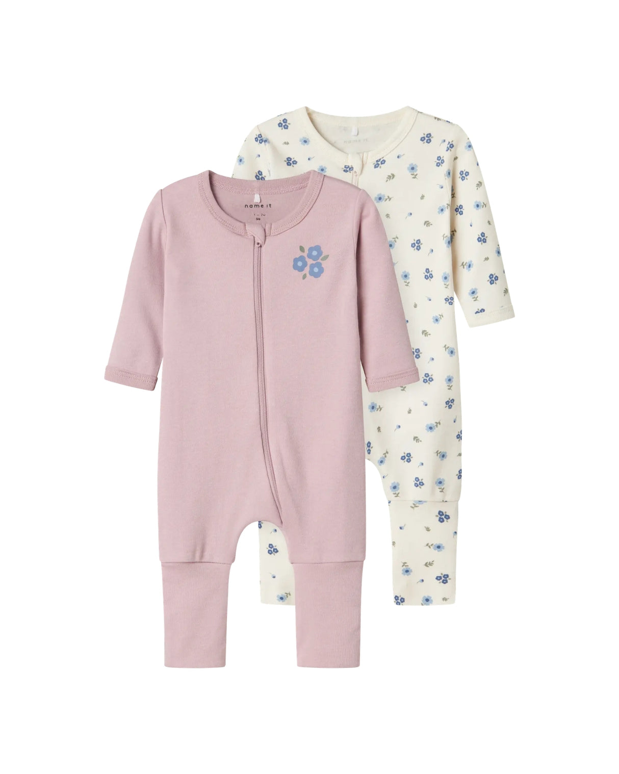 Offwhite - Jet Stream - Name it - Natdragter (med lynlås) - 2-pack - 13241755