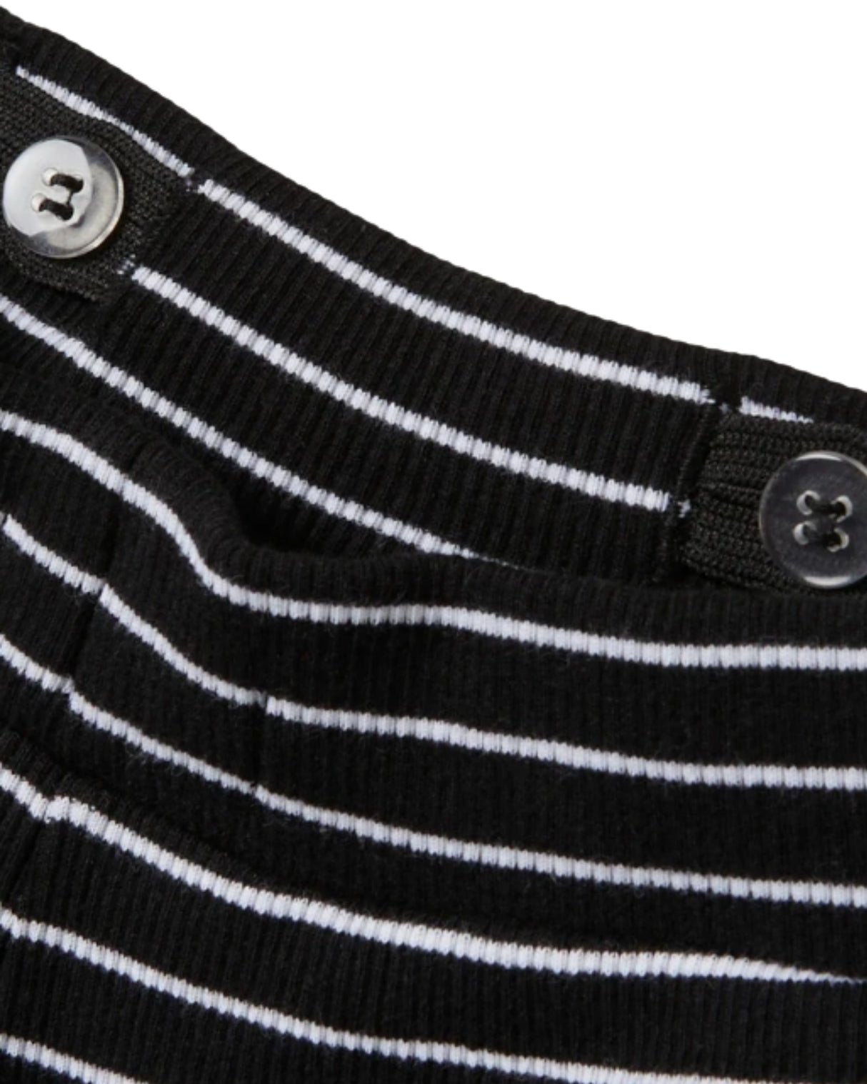 Sort - Black - Name it - Vide - stribet - bukser - rib - 13241889