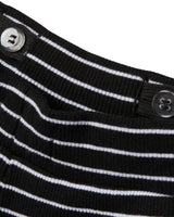 Sort - Black - Name it - Vide - stribet - bukser - rib - 13241889