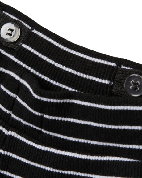 Sort - Black - Name it - Vide - stribet - bukser - rib - 13241889