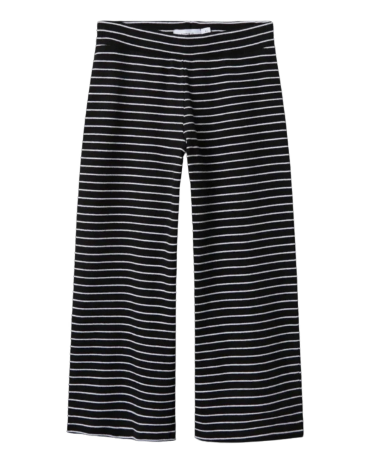 Sort - Black - Name it - Vide - stribet - bukser - rib - 13241889