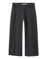 Sort - Black - Name it - Vide - stribet - bukser - rib - 13241889