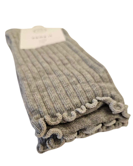 Grå - Grey Melange - Name it - Strømper - Rib - Blonde - 13241952