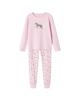 Pink - Pink Lavender - Name it - Pajama set - Rib - Butterflies - 13232976