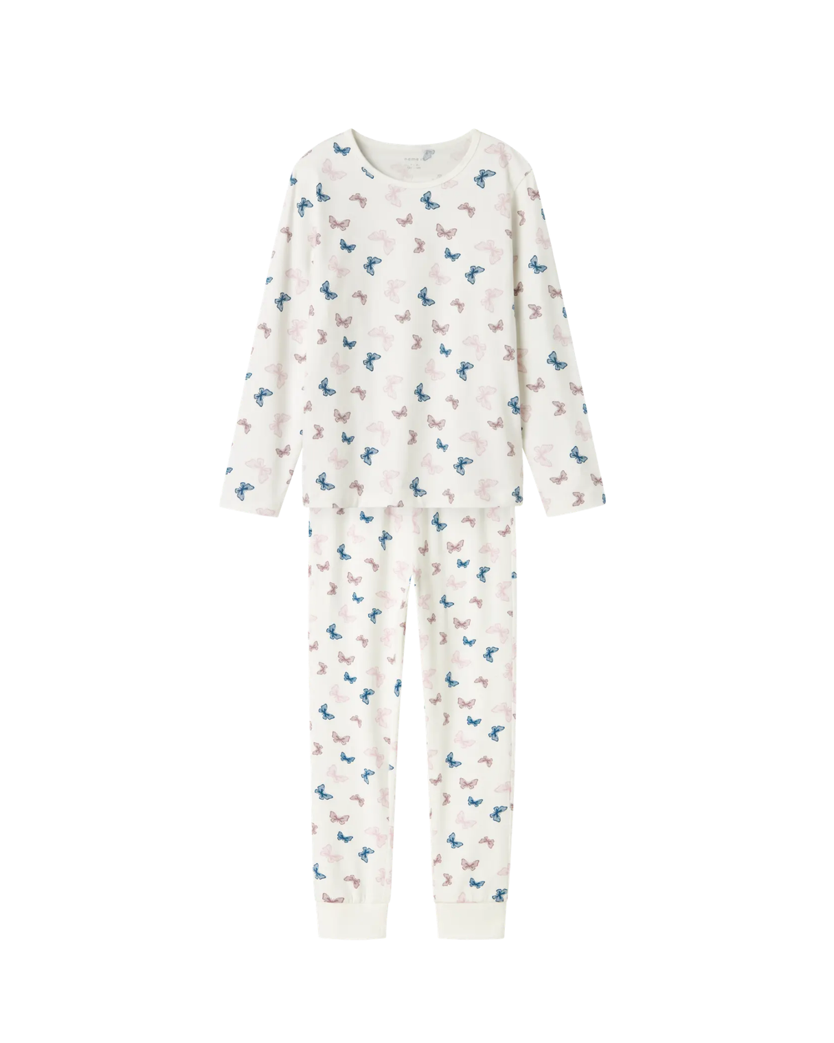 Pink - Pink Lavender - Name it - Pajama set - Rib - Butterflies - 13232976