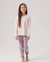 Pink - Pink Lavender - Name it - Pajama set - Rib - Butterflies - 13232976