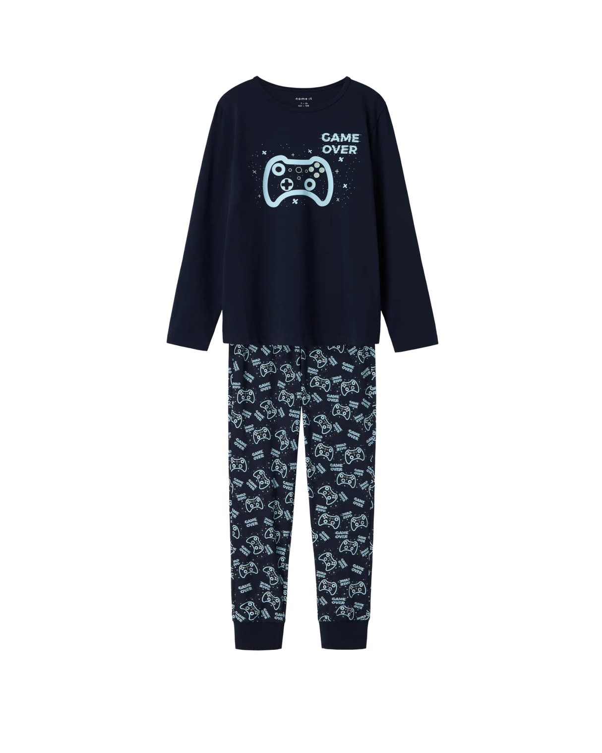 Blå - dark sapphire - Name it - Nattøjssæt - game - 13241989