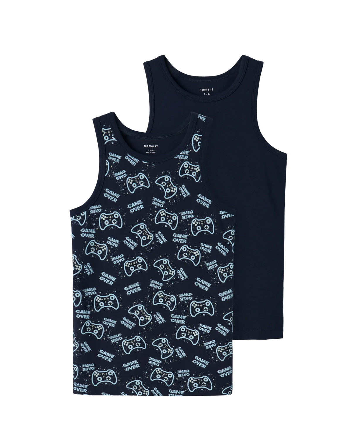 Dark Blue - Dark Denim - Name it - Undershirt - 2-pack - 13232996