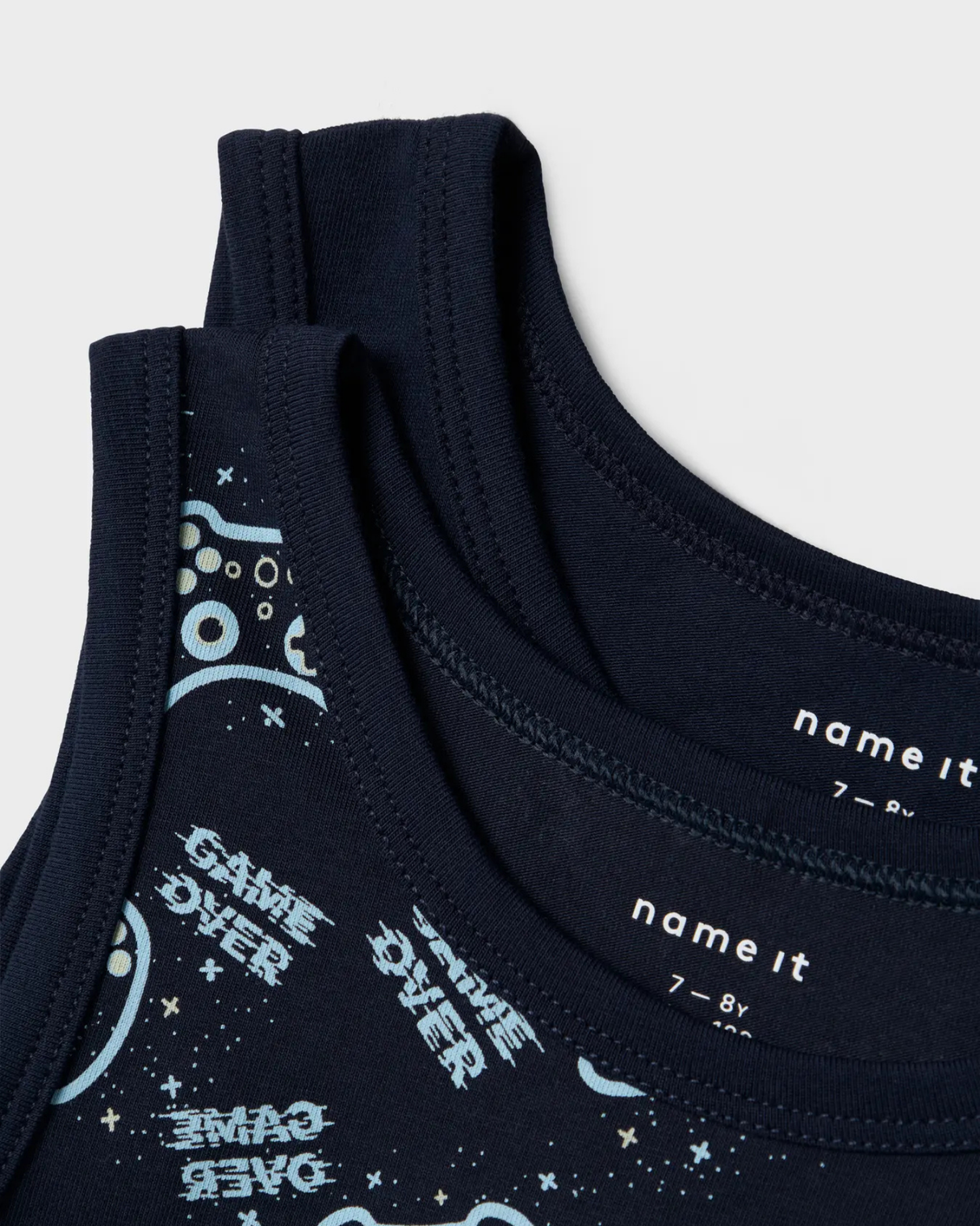 Dark Blue - Dark Denim - Name it - Undershirt - 2-pack - 13232996