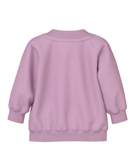 Lyserød - Mauve mist - name it - trøje med lynlås - 13242015