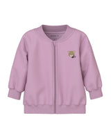 Lyserød - Mauve mist - name it - trøje med lynlås - 13242015