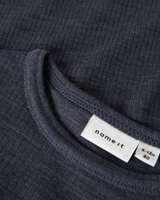 Mørkeblå - Ombre Blue - Name it - Bodystocking - Rib - 13242038