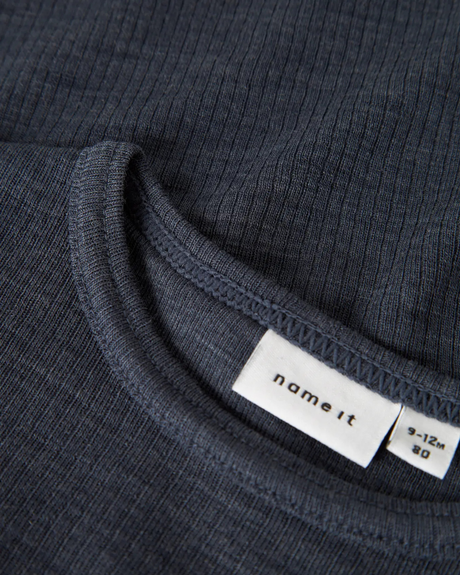 Mørkeblå - Ombre Blue - Name it - Bodystocking - Rib - 13242038