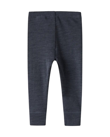 Mørkeblå - Ombre Blue - Name it - Uld leggings - Rib - 13242039