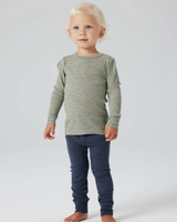 Mørkeblå - Ombre Blue - Name it - Uld leggings - Rib - 13242116