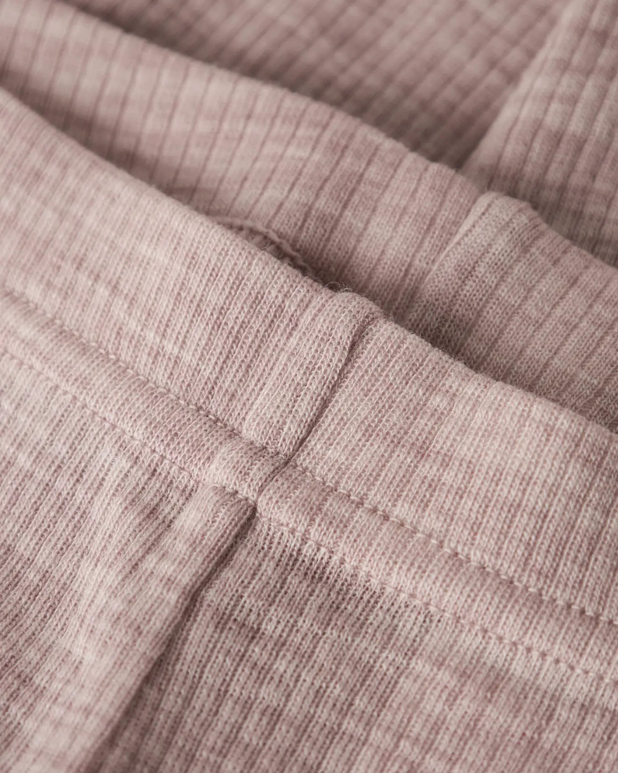 Lyserød - Shadow Gray - Name it - Uld leggings - Rib - 13242116