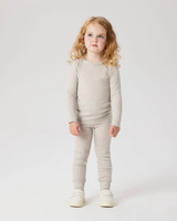Grå - Nacreous - Name it - Uld bluse - Rib - 13242118