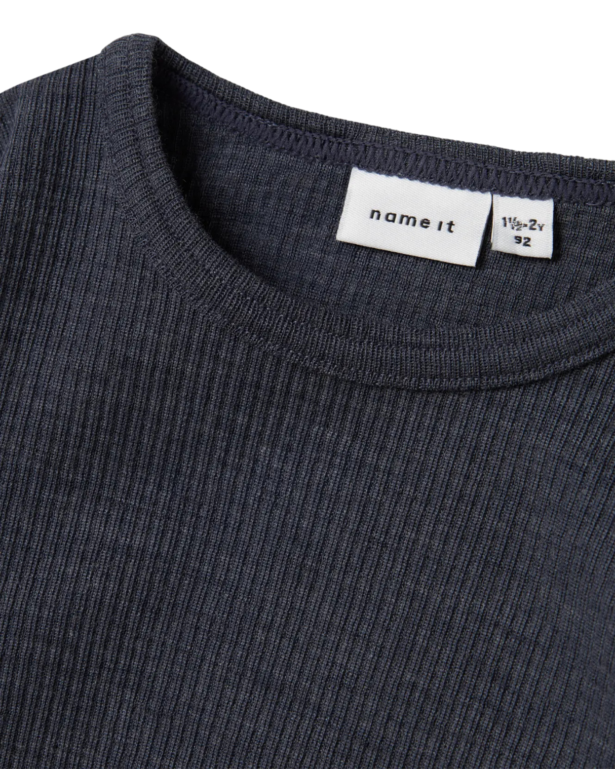 Dark blue - Ombre Blue - Name it - Wool blouse - Rib - 13242118