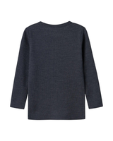 Dark blue - Ombre Blue - Name it - Wool blouse - Rib - 13242118
