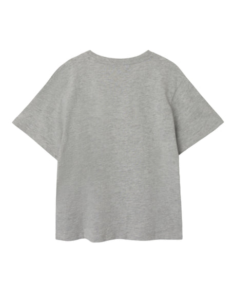 Grå - Grey Melange - Name it - t-shirt med giraf - 13242161
