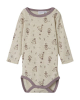 Offwhite - Peyote Melange - Name it - ULD - bodystocking - Kaniner - 13242247