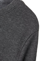 Grå - Dark Grey Melange - Name it - Kjole - rib - 13242380