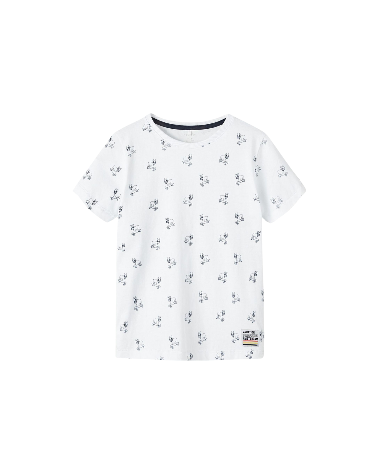 Hvid - Bright White - Name it - T-shirt - 13242449