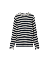 Mørkeblå/Hvid - Dark Sapphire - Name it - Bluse - Striber - 13242470