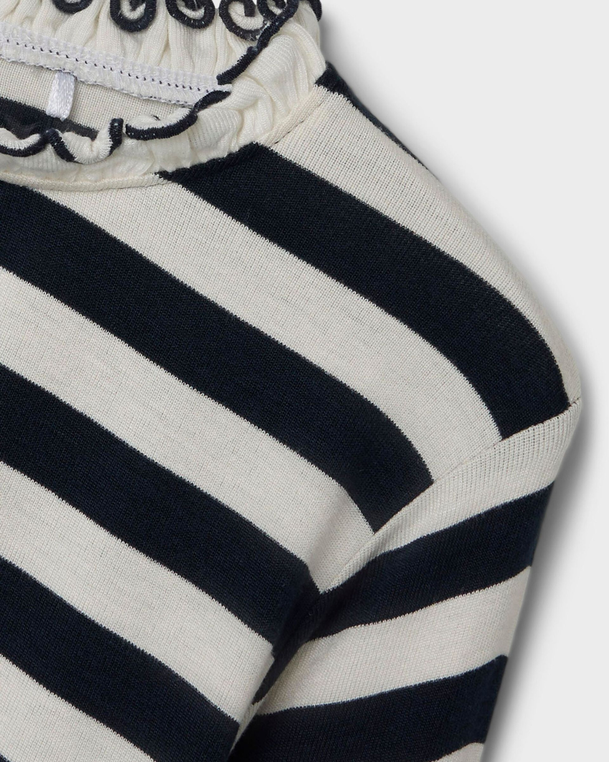 Mørkeblå/Hvid - Dark Sapphire - Name it - Bluse - Striber - 13242470