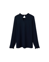 Mørkeblå/Hvid - Dark Sapphire - Name it - Bluse - Striber - 13242470