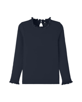 Mørkeblå/Hvid - Dark Sapphire - Name it - Bluse - 13242471