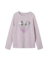 Lyserød - Orchid Hush - Name it - T-shirt - "Love your self" - 13242474