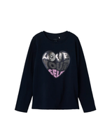 Mørkeblå - Dark Sapphire - Name it - Bluse - 13242474