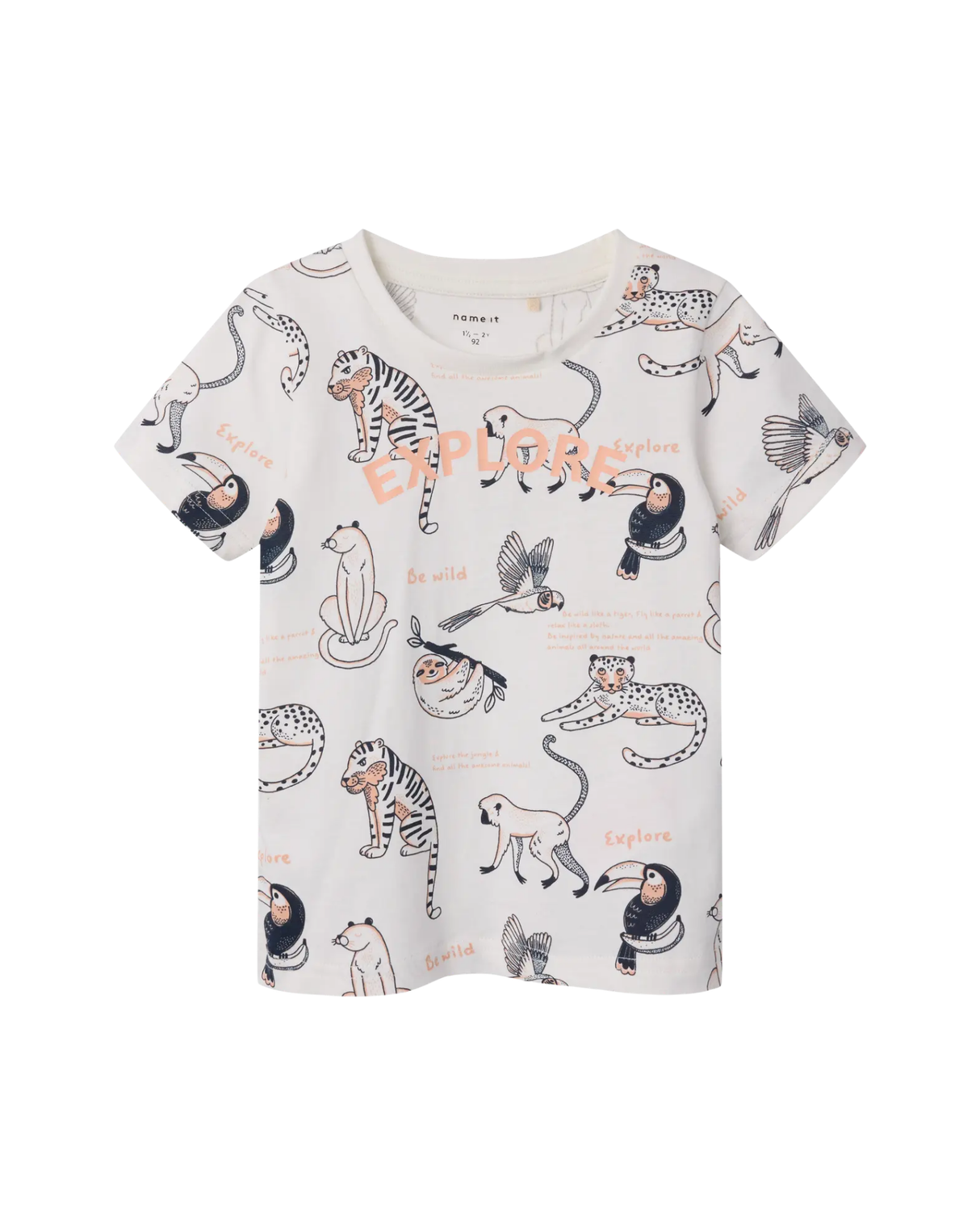 Hvid - Jet Stream - Name it - T-shirt - 13242493