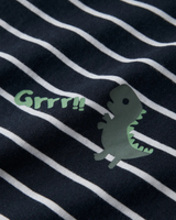 Mørkeblå - Dark Sapphire - Name it - Striber - Dinosaur - 13242513