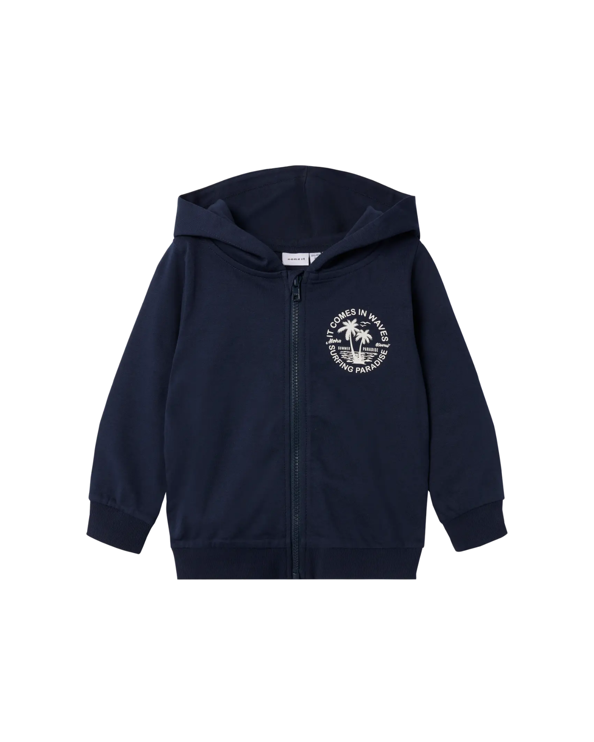 Dark Blue - Dark Sapphire - Name it - Sweatshirt - Zipup - 13242519