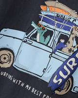 Mørkegrå - India Ink - Name it - T-shirt - 13242522