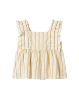 Sand - Bleached Sand - Cloud Dancer - Name it - Bluse - Striber - 13242609