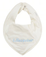 Hvid/lyseblå - Cashmere blue - Name it - hagesmæk - Lillesøster - 13242706