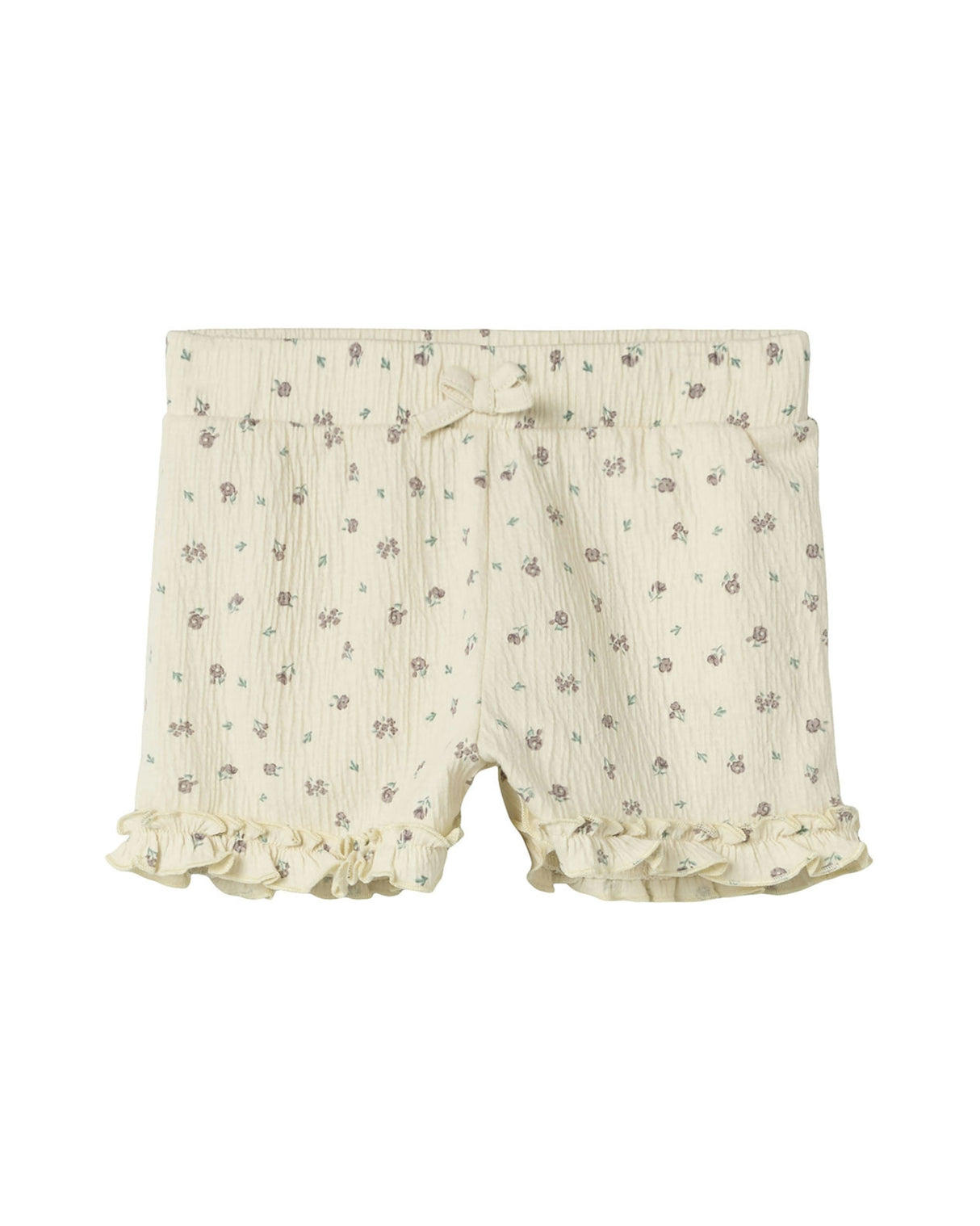 Offwhite - Bleached Sand - Name it - Shorts - Blomster - 13243224