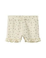 Offwhite - Bleached Sand - Name it - Shorts - Blomster - 13243224