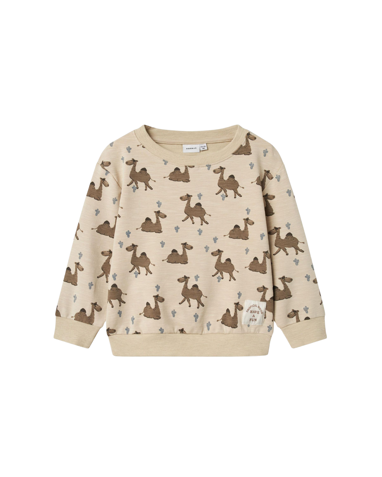 Sand - Peyote - Name it - Sweatshirt - Kamel - 13243307