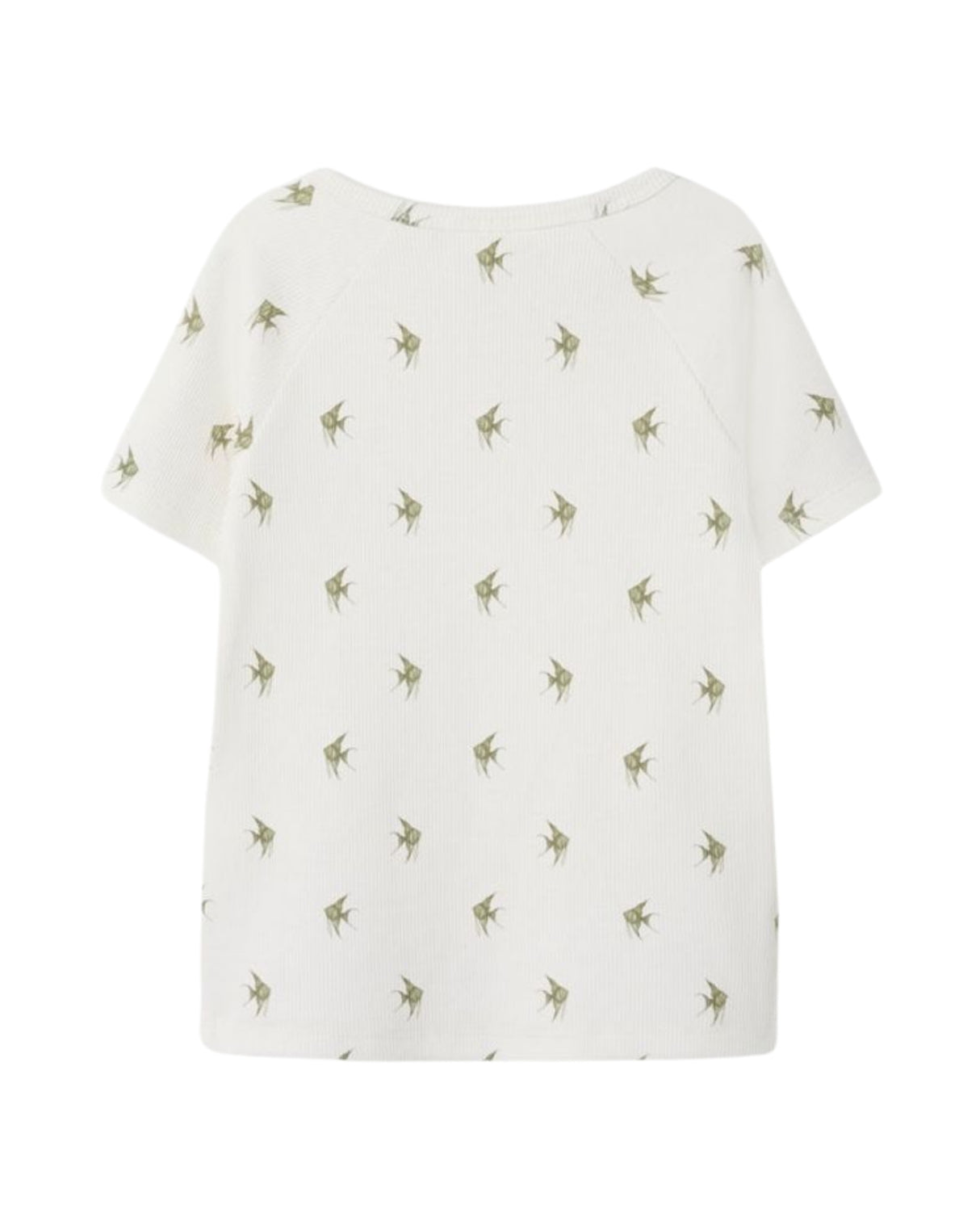 Offwhite - Coconut Milk - Lil'Atelier - Bluse - Fisk - Rib - 13243728