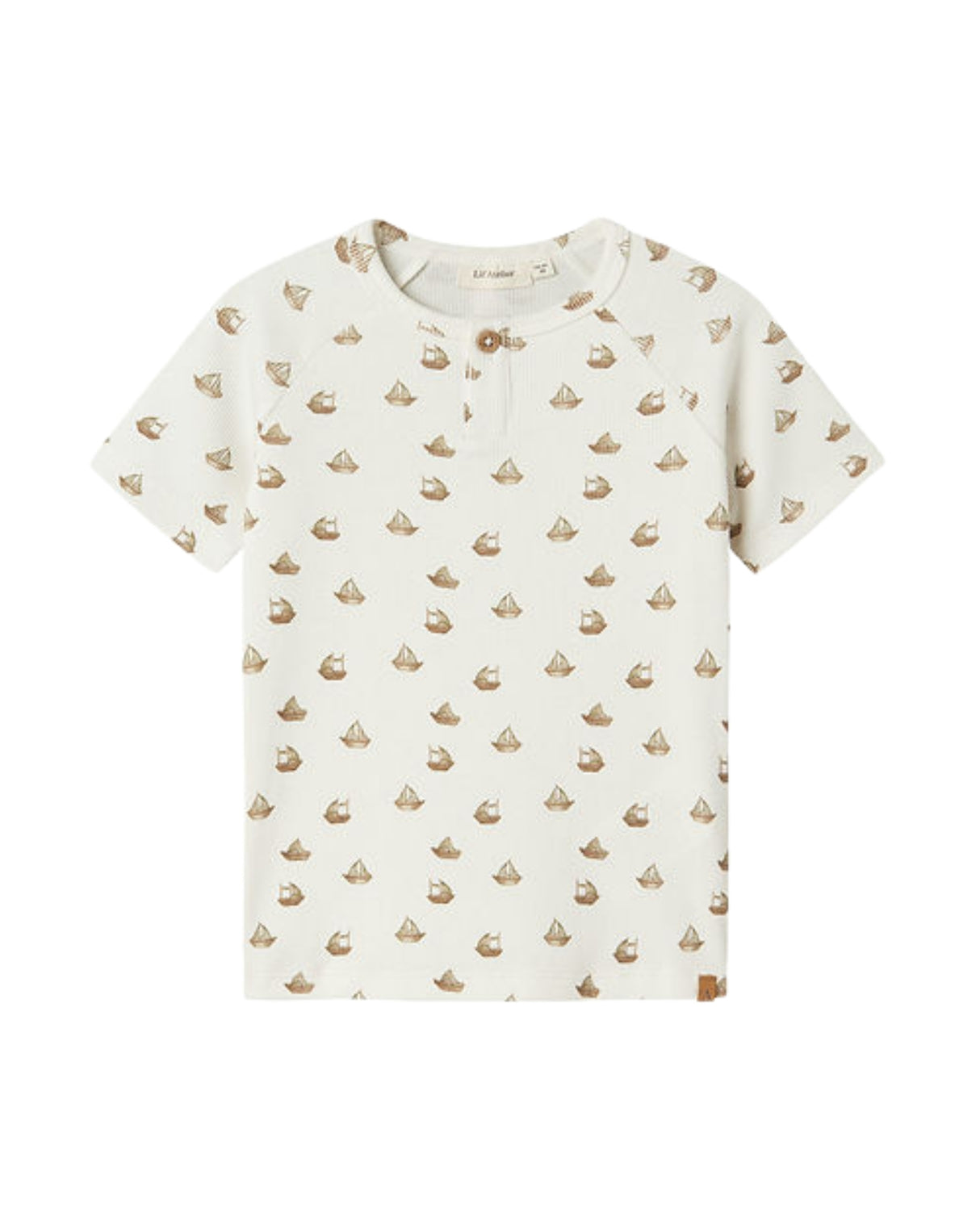 Offwhite - Coconut Milk - Boat - Lil'Atelier - Bluse - Rib - 13243728