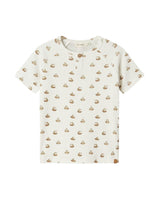 Offwhite - Coconut Milk - Boat - Lil'Atelier - Bluse - Rib - 13243728