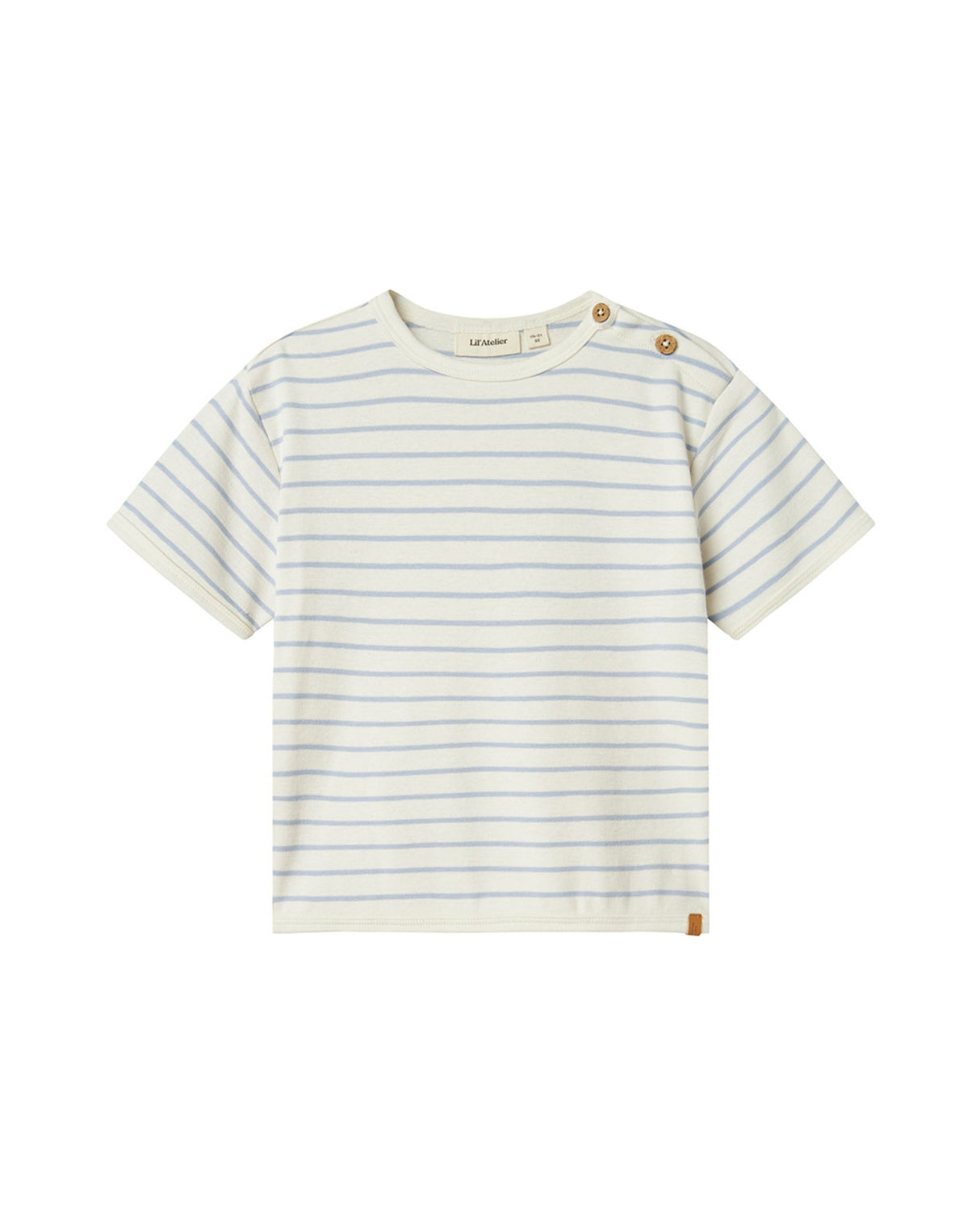 Blå - Zen Blue - Lil'Atelier - T-shirt - Striber - 13243737