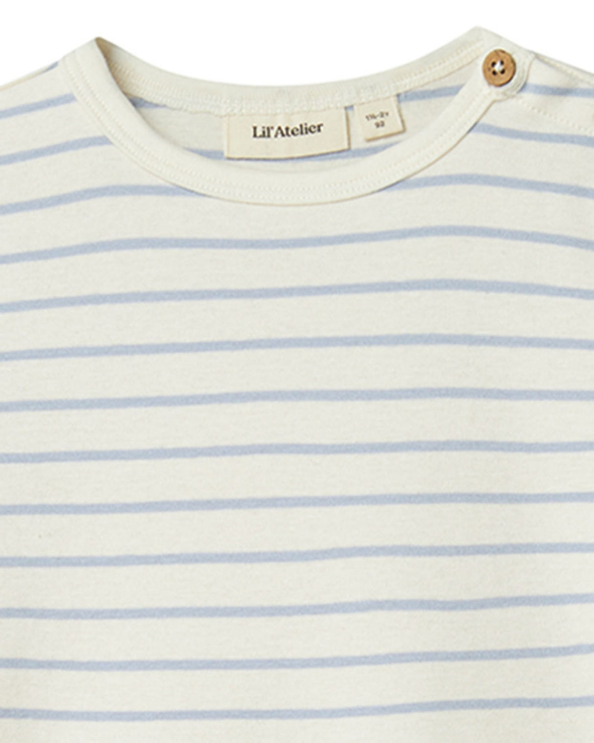 Blå - Zen Blue - Lil'Atelier - T-shirt - Striber - 13243737