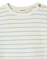 Blå - Zen Blue - Lil'Atelier - T-shirt - Striber - 13243737